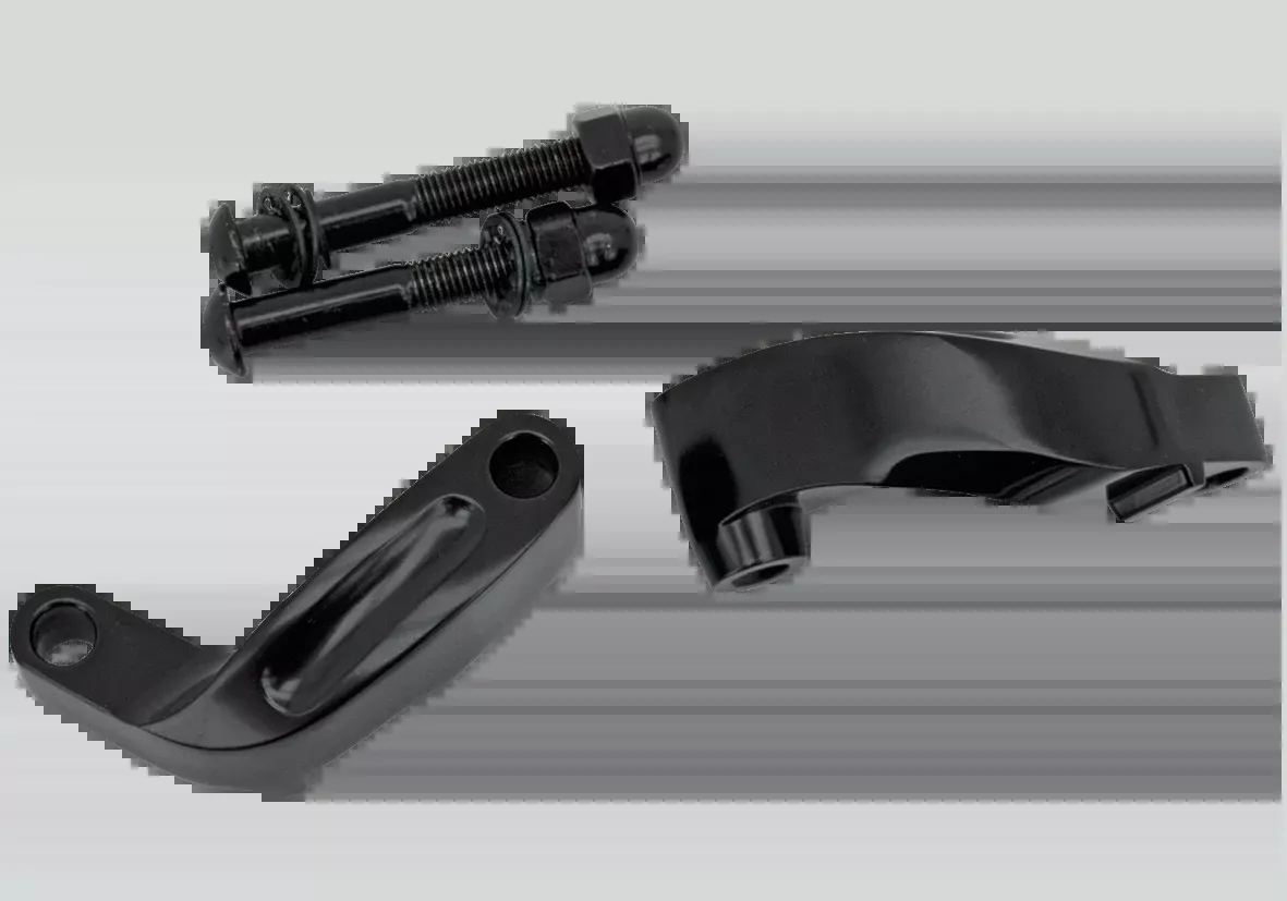 Prime Black Mirror Extension Kit for Harley-Davidson