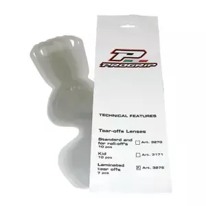 ProgripSet of 7 motorcycle tear-offs for cross goggles/mask 3276 3200, 3201, 3204, 3301, 3400, 3450