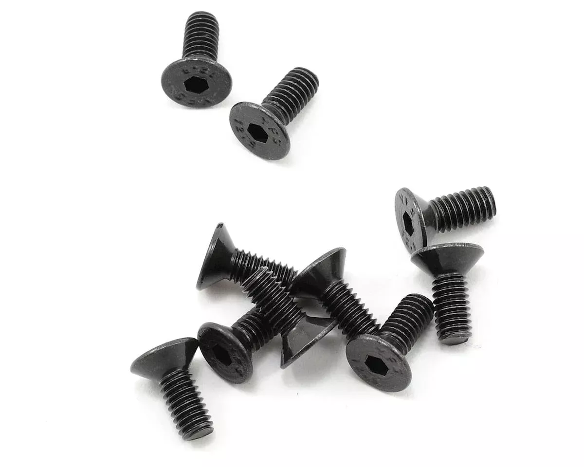 ProTek RC 4x10mm "High Strength" Flat Head Screws (10) - PTK-H-2302