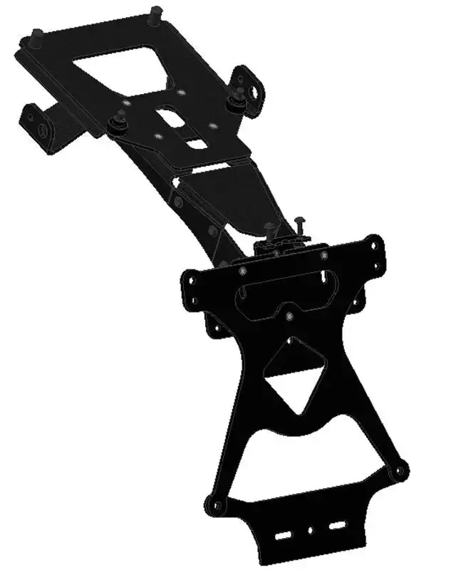 PRT11 – SCRAMBLER 400 ADJUSTABLE LICENSE PLATE HOLDER