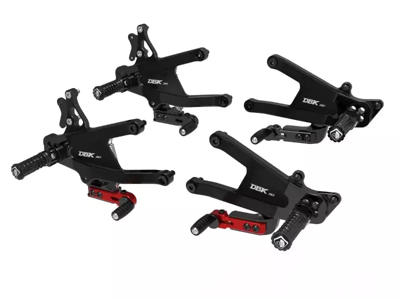 PRV402 – PANIGALE V4 MY25 ADJUSTABLE SBK REARSETS