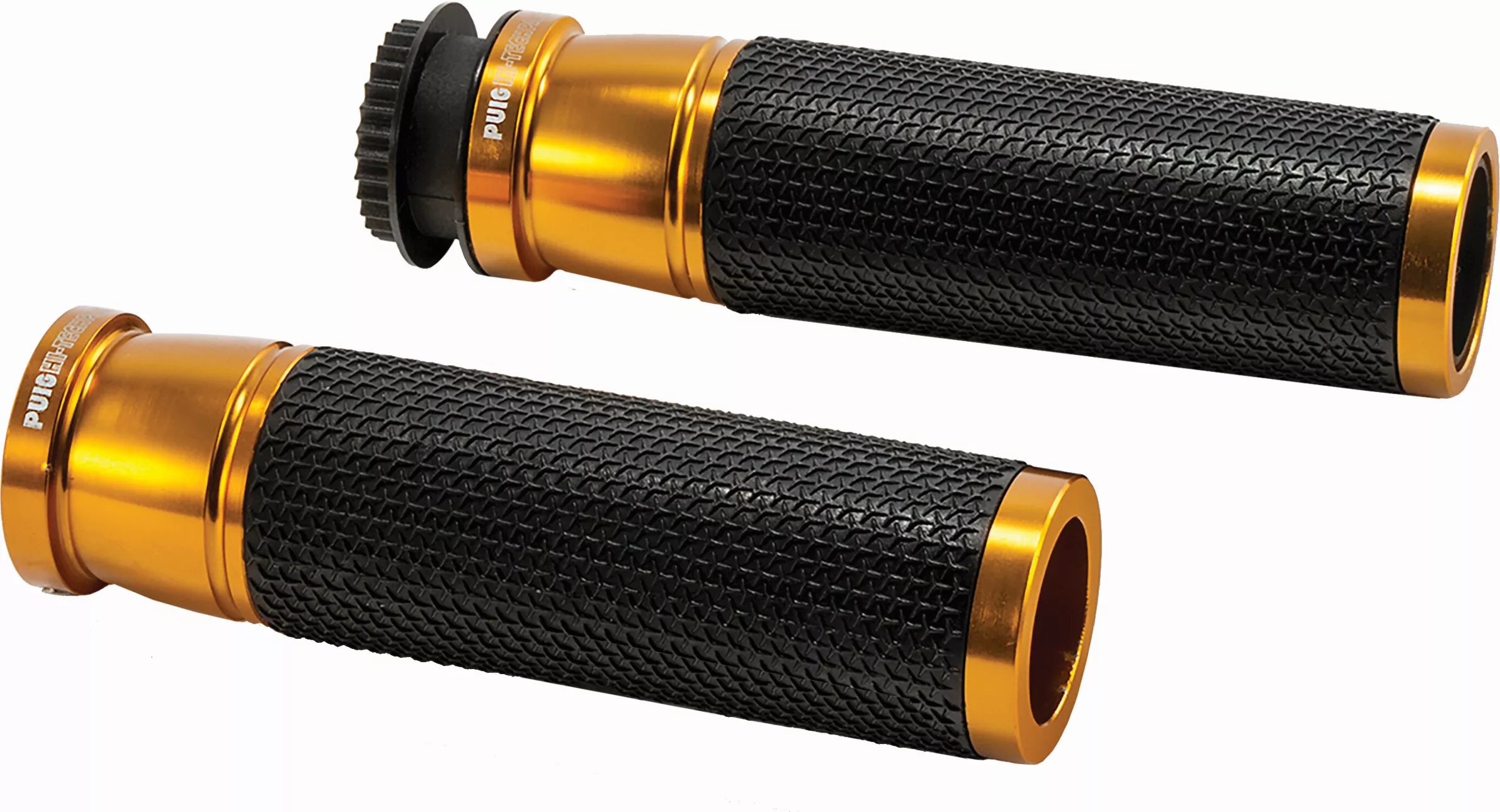 PUIG Hi Tech Accent Gold Grips for 7/8" Bars | Model 6326O