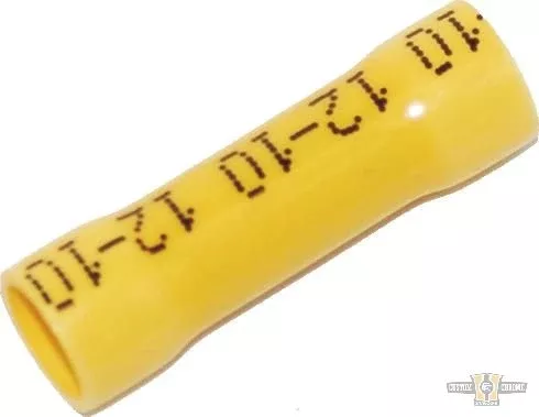 PVC 12-10 Butt Connectors Yellow For Harley-Davidson