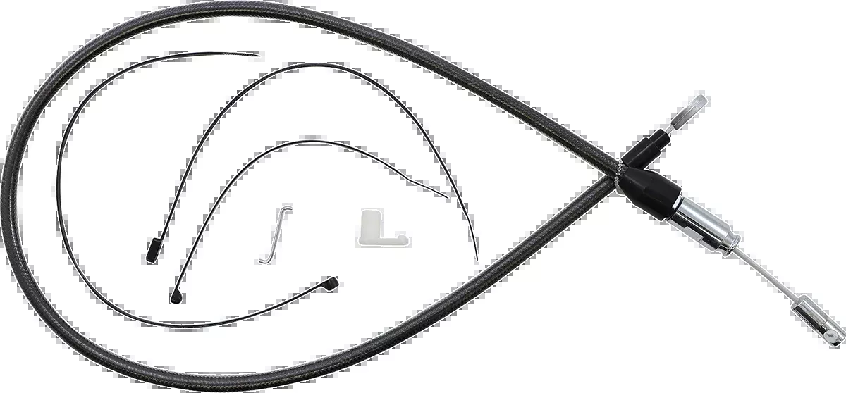 Quick Connect Braided Upper Clutch Cables Stock Length Softail For Harley Davidson