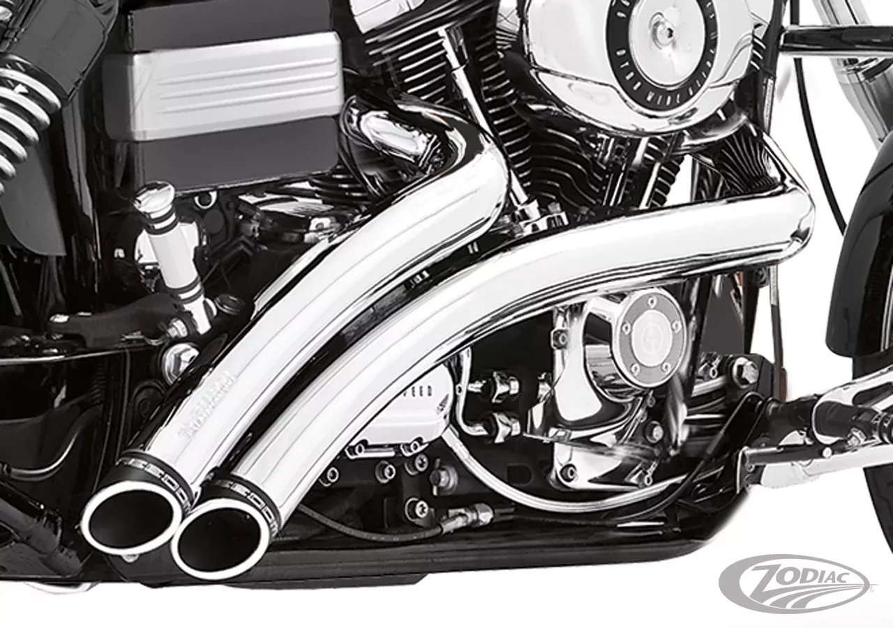 Radical Radius FXD91-05 Chr/Blk Tip For Harley-Davidson