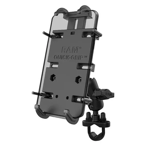 RamMount - Quick-Grip XL Phone Holder with short arm-RAM-B-149Z-A-PD4