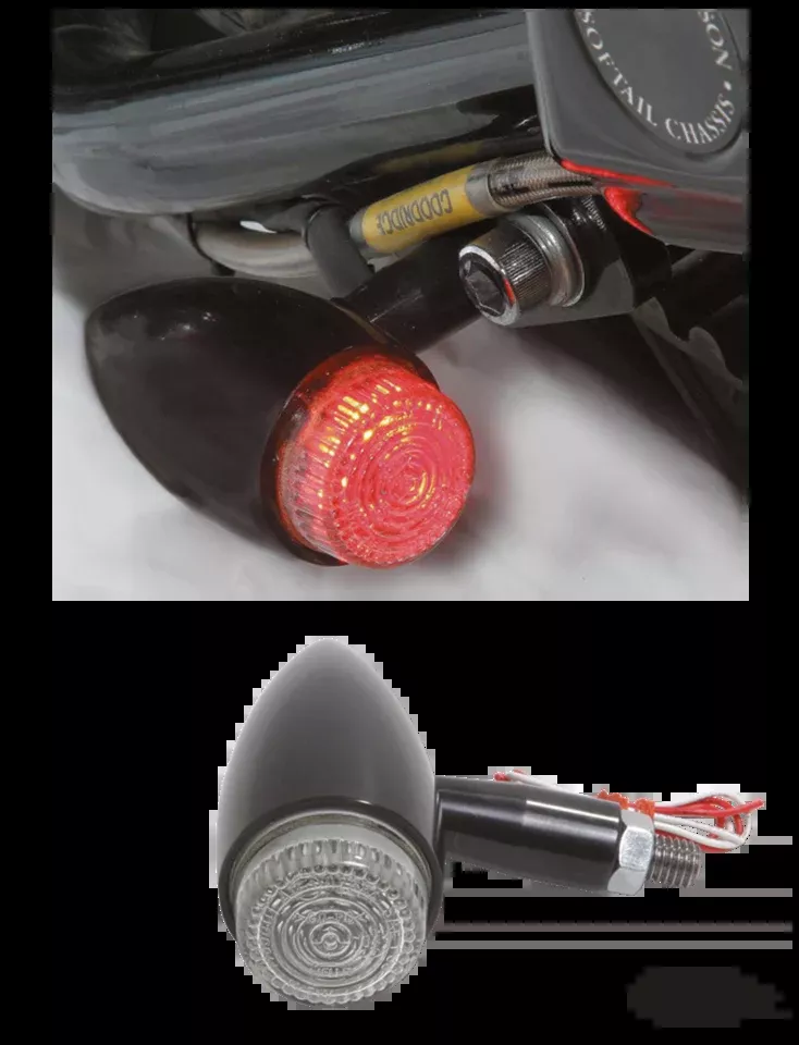 RBS LED Fog Light, Black for Harley-Davidson