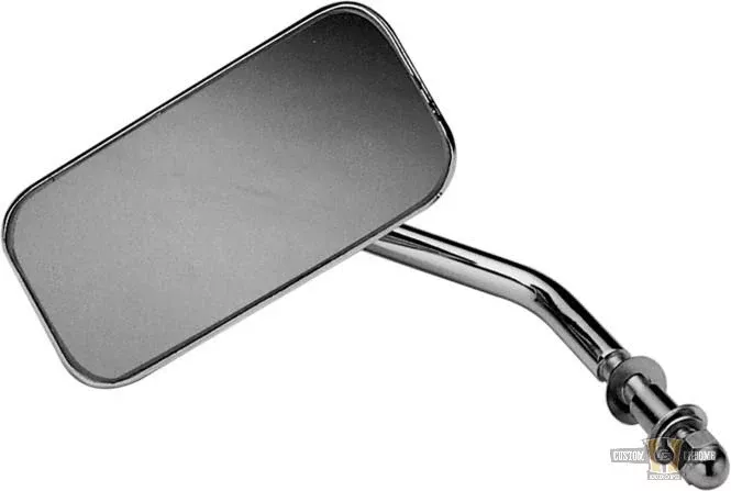 Rectangular Chrome Mirror For Harley Davidson