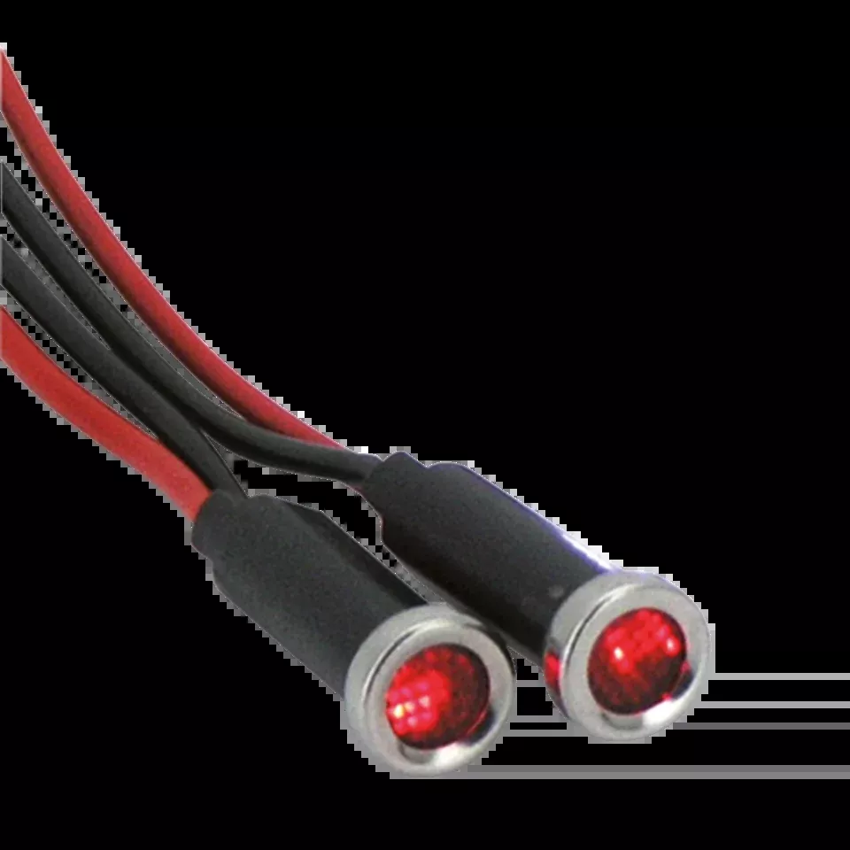 Red Lens Diode Indicator Lights for Harley Davidson