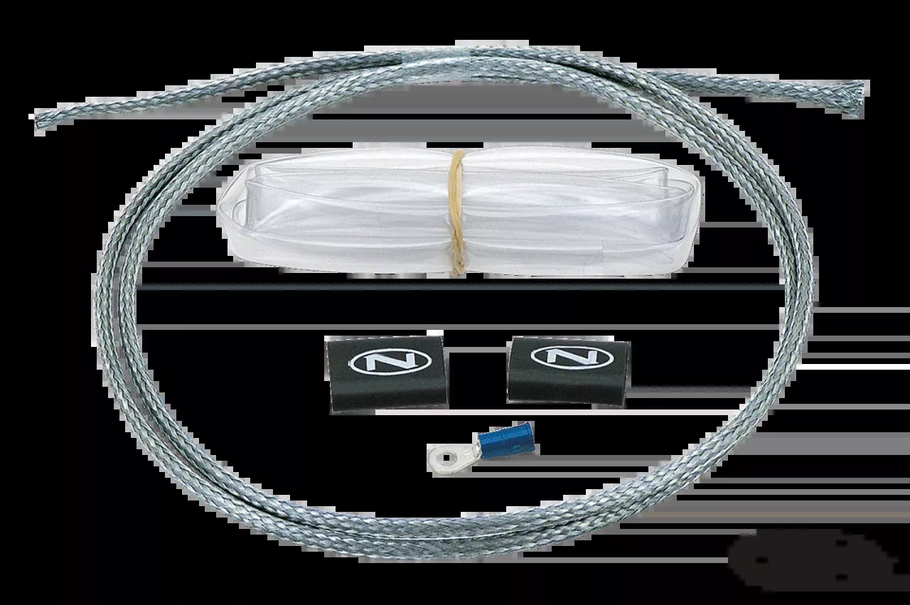 Regulator harness braided kit 48" For Harley-Davidson