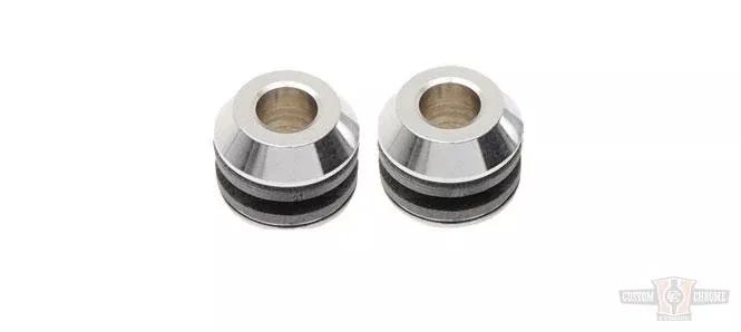 Replacement Bushings For Detachable Docking Hard Ware, .150" Slot, .640" Diameter, 3/8" Hole For Harley-Davidson