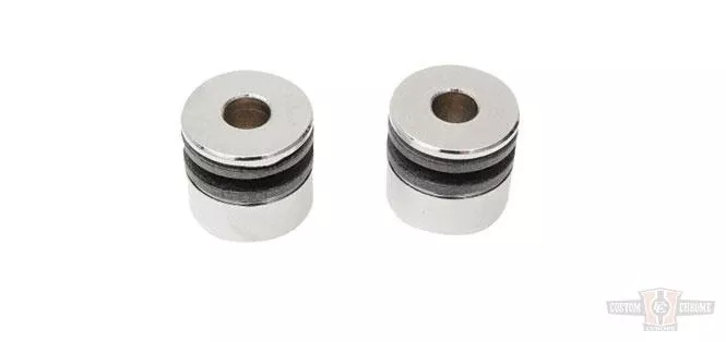 Replacement Bushings For Detachable Docking Hardware, .135" Slot, .640" Diameter, 5/16" Hole For Harley-Davidson