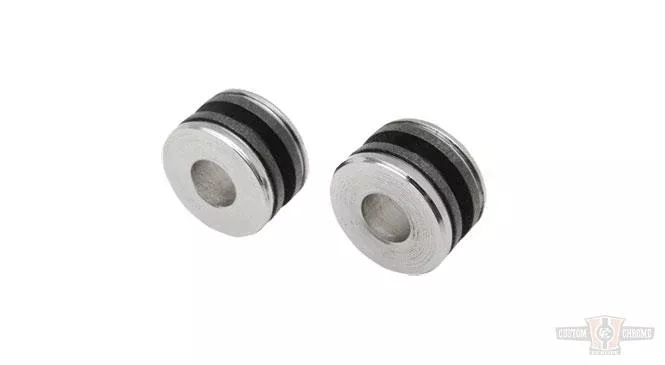 Replacement Bushings For Detachable Docking Hardware, .150" Slot, .640" Diameter, 3/8" Hole For Harley-Davidson