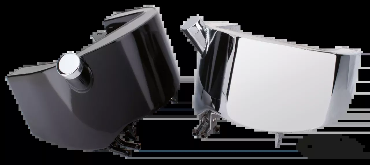 Replica oil tank F*ST89-99 black For Harley-Davidson
