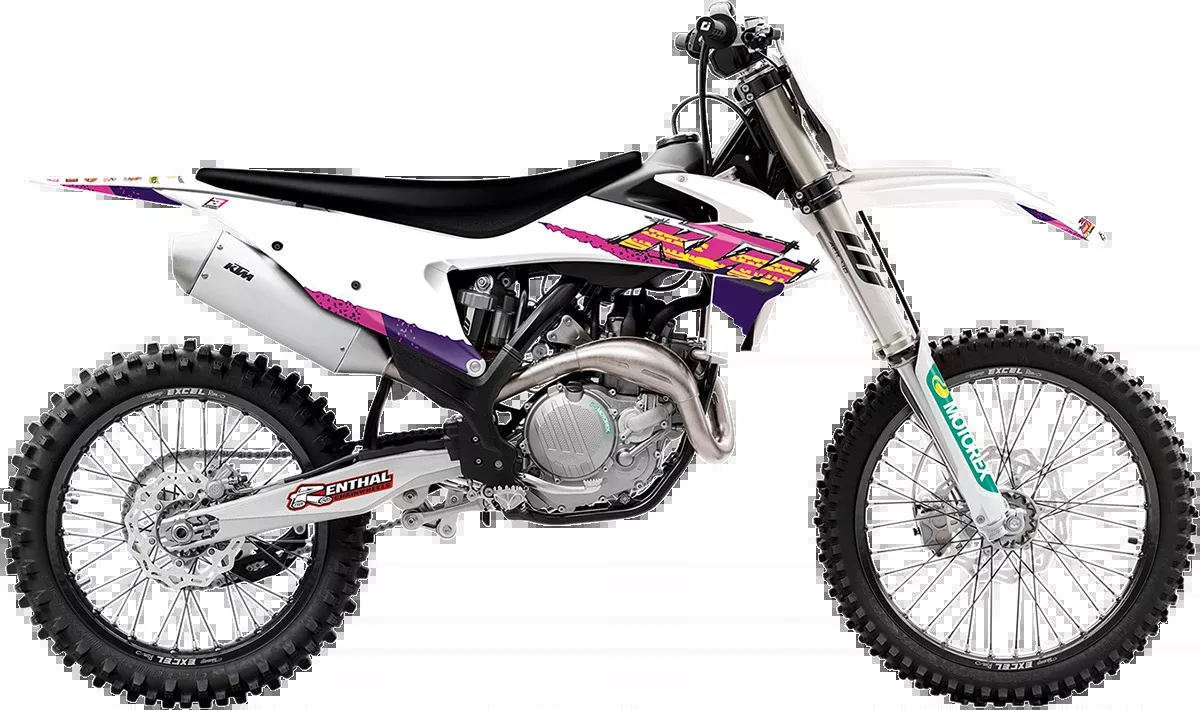 Retro Graphic Kits With Seat Covers For KTM EXC 20-22 - SX/SXF 19-22
