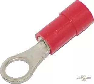 Ring Terminal 0.7-1.2mm PVC #8 Red For Harley Davidson