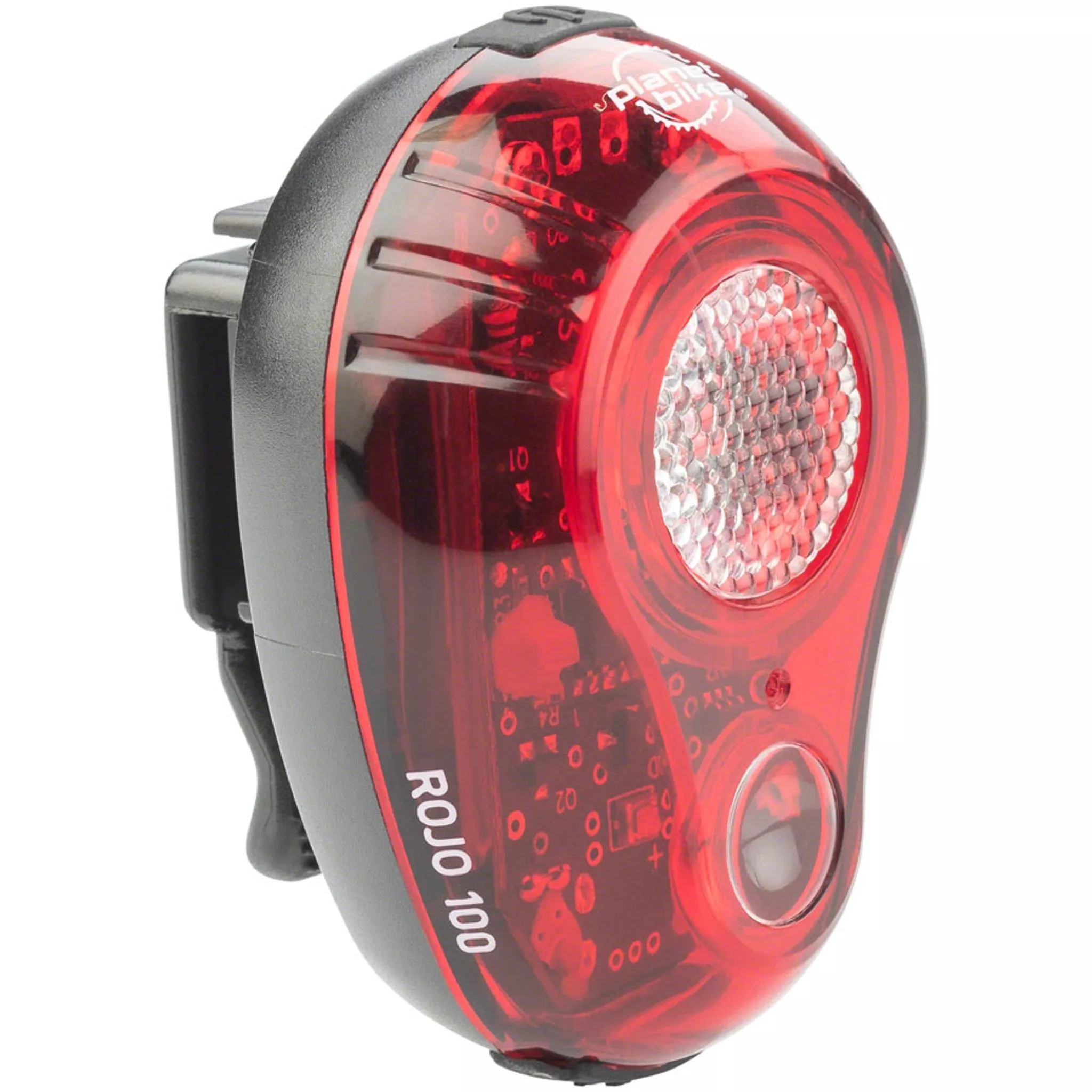 Rojo 100 Taillight - USB Rechargeable, Red