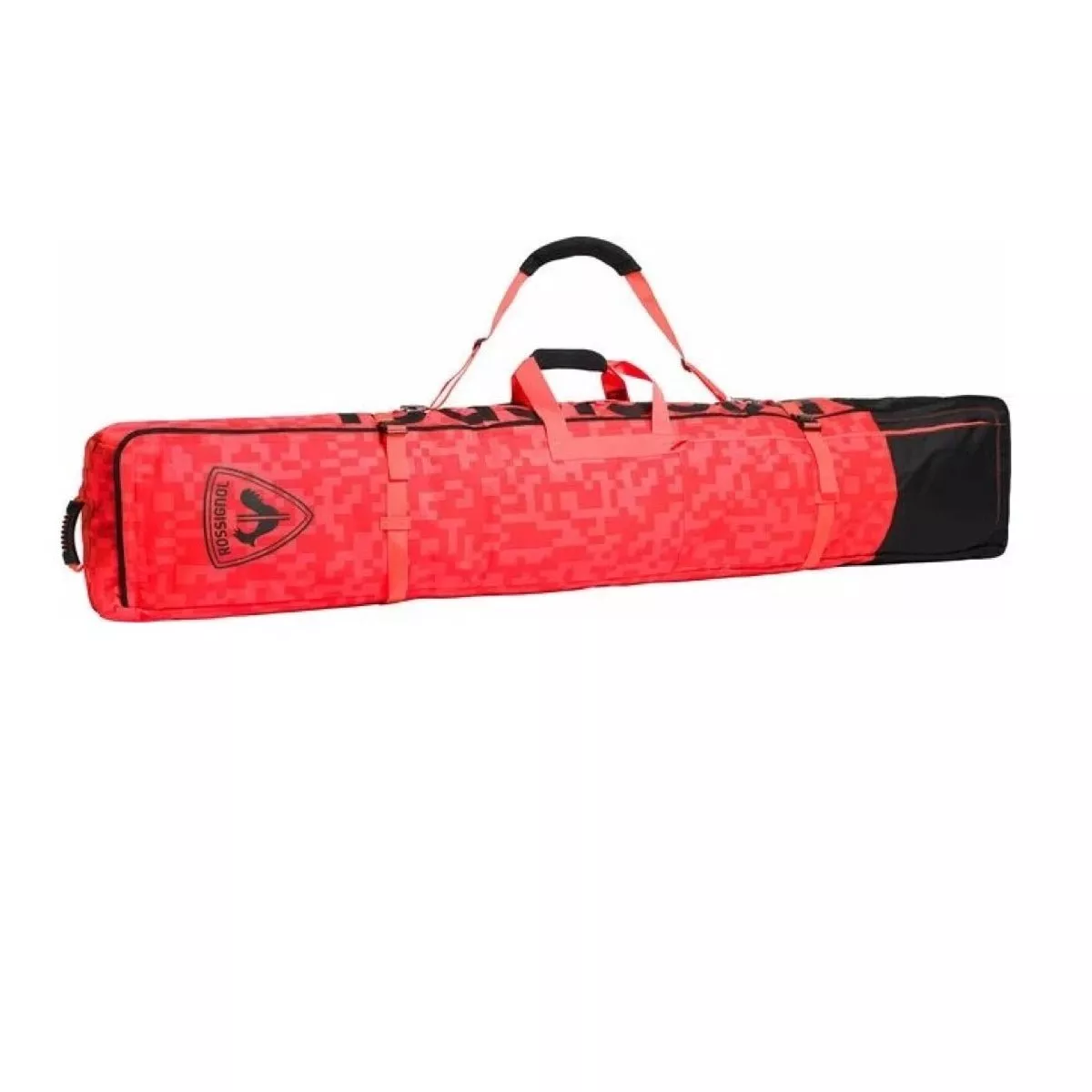 ROSSIGNOL HERO SKI WHEELED 2/3P 210cm ski bag - orange