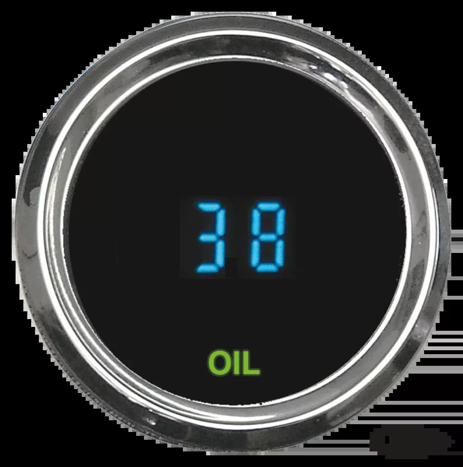 Round Digital Oil Pressure Gauge For Harley-Davidson