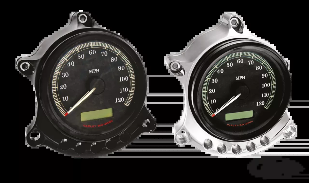 RSD GAUGE & HDLIGHT RE-LOC XL08-UP BLACK For Harley-Davidson