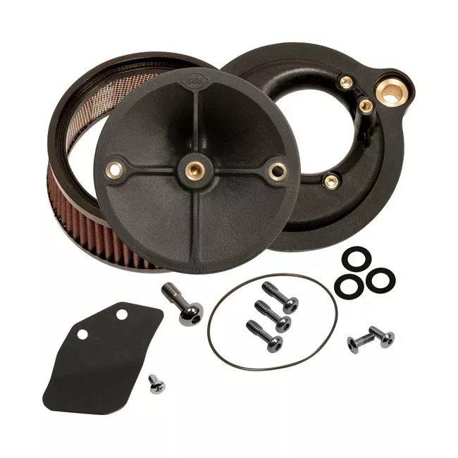 S&S Stealth, Air Cleaner Kit Without Cover For Harley-Davidson
