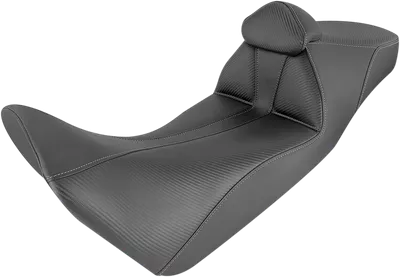 SADDLEMEN Adventure Tour Seat - Low - Lumbar Backrest - Black - CRF1000 '16-'19 0810-H049BR