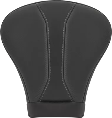 SADDLEMEN Dominator Pillion Pad - Extended Reach/Touring - Black w/ Gray Stitching - FLH/FLT '08-'22 808-07B-0142EXT