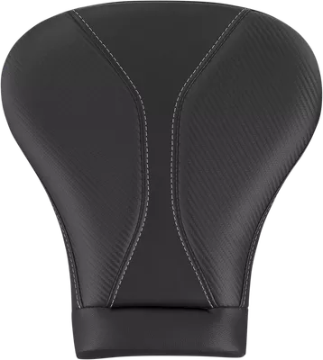 SADDLEMEN Dominator Pillion Pad - Touring - Black w/ Gray Stitching - FL '08-'23 808-07B-0142L