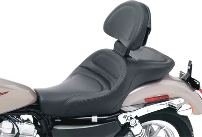 SADDLEMEN Explorer with Driver Backrest, Black for 2004-2022 Harley Sportster XL models with 4.5 gal. Gas Tank - 807-03-030