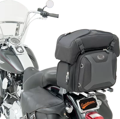 SADDLEMEN FTB2500 Sport Sissy Bar and Combo Bag 3515-0141