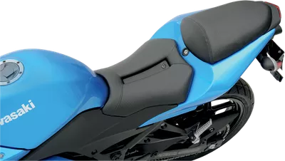 SADDLEMEN Gel Channel* Track Carbon Fiber Sport Seat - Black - ZX10R 0810-K036