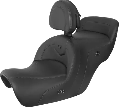 SADDLEMEN Heated Roadsofa* Seat - Includes Backrest - Black H88-07-187BRHCT