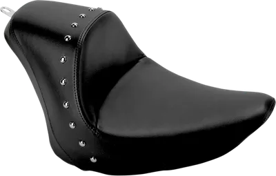 SADDLEMEN Heels Down Solo Seat - Without Backrest - Studded - Black - FXST 806-12-0011