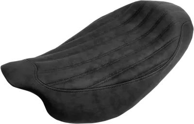 SADDLEMEN Knuckle Solo Seat - Ribbed - Black - '08-'23 FL 808-07B-0023