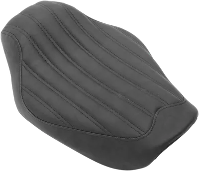 SADDLEMEN Knuckle Solo Seat - Ribbed - Black - FXD '04-'05 804-04-0023