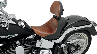 SADDLEMEN Lariat Backrest - Distressed Brown - FL '06-'17 11567B