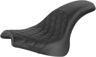 SADDLEMEN Profiler Seat - Front Lattice/Rear Smooth - Black - FXFB/S 818-28-149