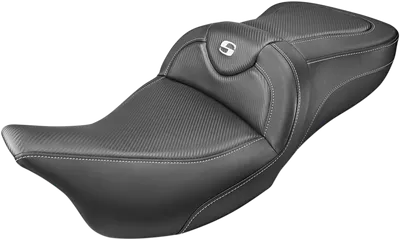 SADDLEMEN Road Sofa Seat - Carbon Fiber - without Backrest - '08-'23 FL 808-07B-185