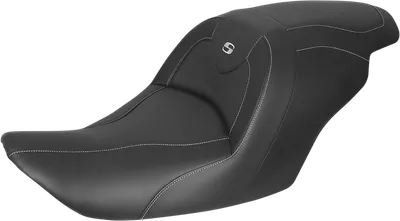 SADDLEMEN Roadsofa* Carbon Fiber Seat - Carbon Fiber Weave - without Backrest - GL1800 '18-'23 H18-07-185