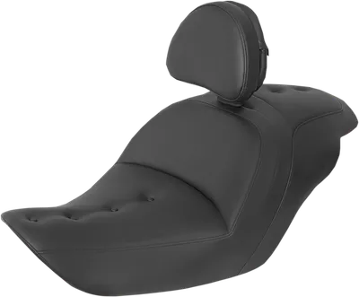 SADDLEMEN Roadsofa* Pillow Top Seat - With Backrest - Black H23-20-181BR