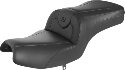 SADDLEMEN RoadSofa* Seat - without Backrest - Black w/ Black Stitching - Challenger '20-'22 I20-06-187