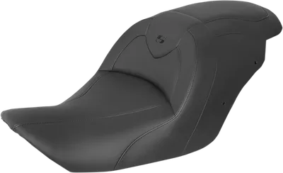 SADDLEMEN RoadSofa* Seat - without Backrest - Black w/ Black Stitching - GL1800 '14-'17 H23-20-187