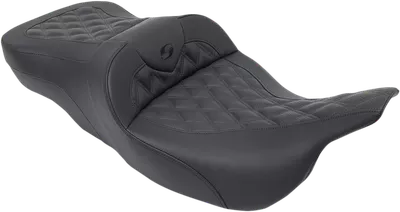 SADDLEMEN Roadsofa* Seat - without Backrest - Full Lattice Stitch - Heated - '99-07 FL 897-07-182HCT