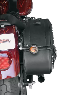 SADDLEMEN Saddlebag - Rigid - Slant - Desperado 3501-0225