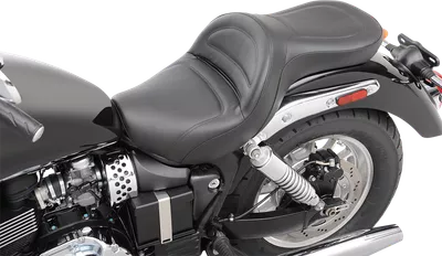 SADDLEMEN Seat - Explorer* - without Backrest - Stitched - Black - America T06-09-0291