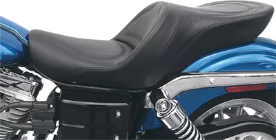 SADDLEMEN Seat - Explorer* - Without Backrest - Stitched - Black - FXD '04-'05 804-04-0291