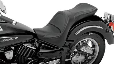 SADDLEMEN Seat - Explorer* - without Backrest - Stitched - Black - XVS1100 Y3150JS