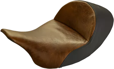 SADDLEMEN Seat - Lariat Solo - Low - Distressed Brown - FL '08-'23 808-07B-0041L