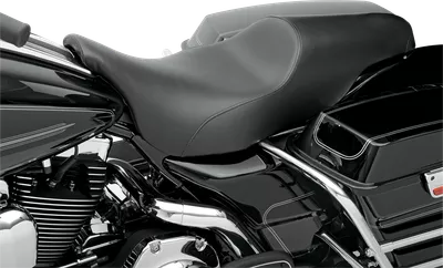 SADDLEMEN Seat - Profiler* - Black - Smooth - FLHT 808-07B-047