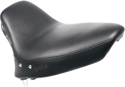 SADDLEMEN Seat - Renegade* Solo - Smooth - Studded - Black - Softail 884-01-001